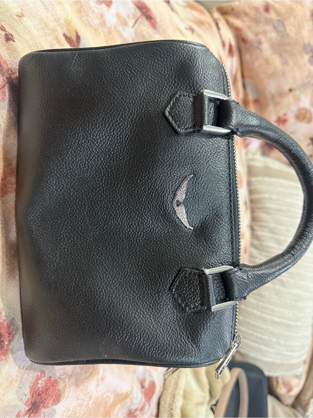 Zadig & Voltaire Black Women's Leather Top-Handle Bag